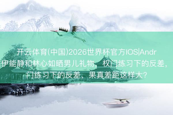 开云体育(中国)2026世界杯官方IOS|Android手机app下载 伊能静和林心如晒男儿礼物,权门练习下的反差,果真差距这样大?