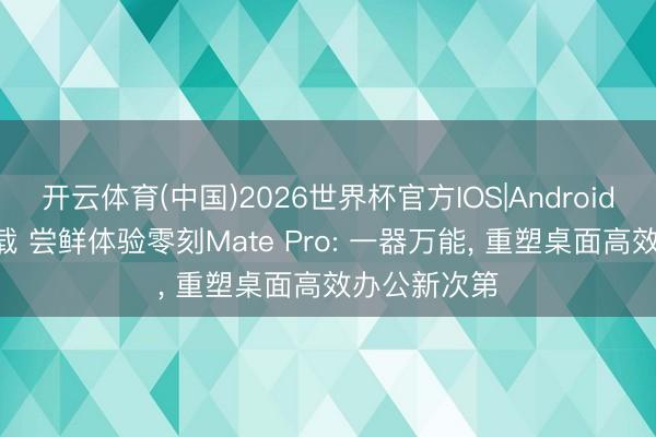 开云体育(中国)2026世界杯官方IOS|Android手机app下载 尝鲜体验零刻Mate Pro: 一器万能， 重塑桌面高效办公新次第
